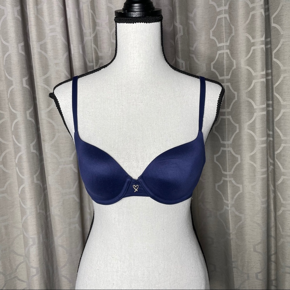 Victoria's Secret Blue Semi Demi Bra